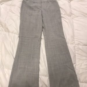 Gray Pleated Pants